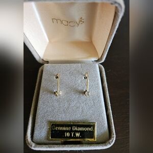 .10 TW Diamond Accent Earrings